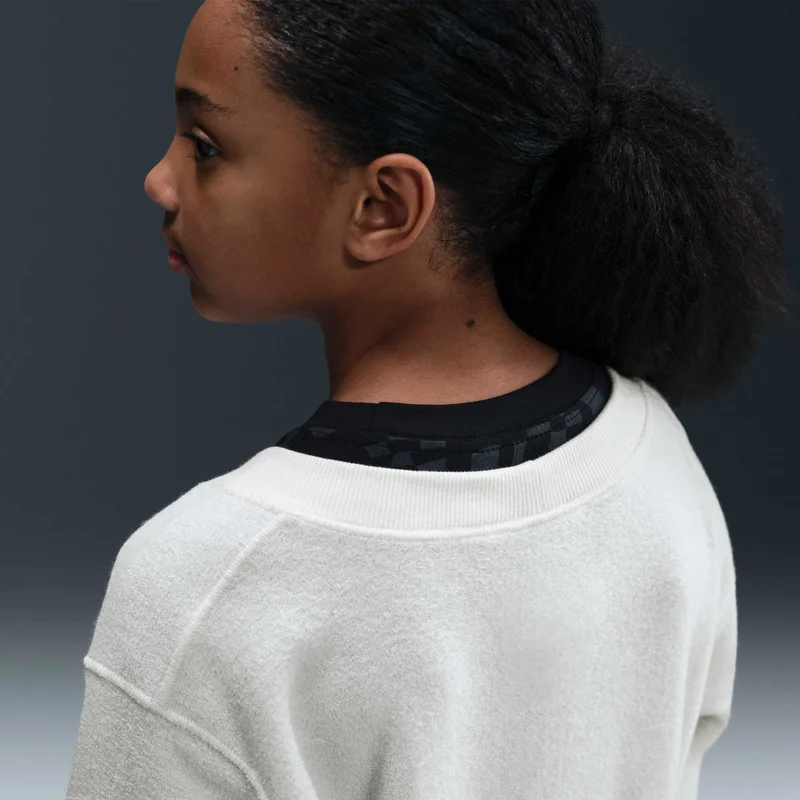 Nike White Kids' Sportswear Long-Sleeve Top  | Best Price UAE